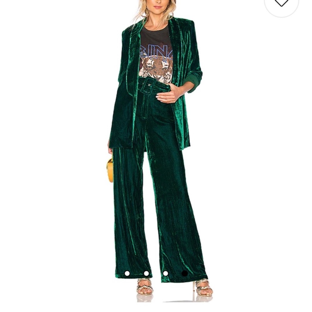 House of Harlow 1960 x Revolve green velvet pants